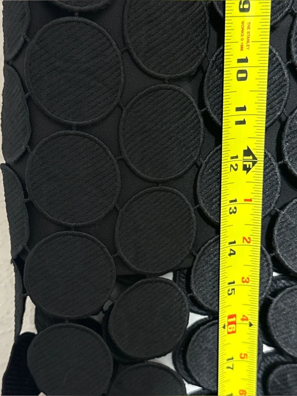Commense Laser Cut Circle Embellished Double Layer Midi Skirt Party Festival - Picture 7 of 8